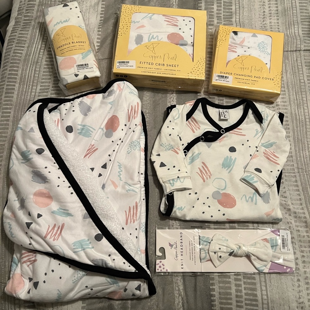 FINAL PRICE Copper Pearl “Bayside” baby bundle